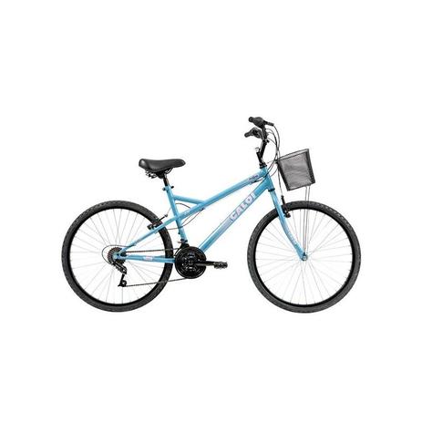 Menor preço em Bicicleta feminina caloi ventura 21 marchas aro 26 azul