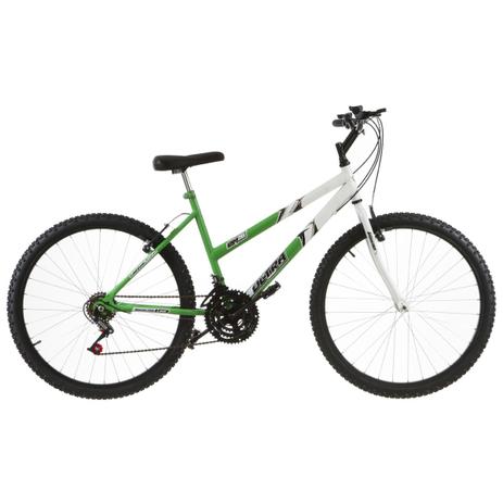 Bicicleta Feminina Ultra Bikes Bicolor Aro 24 18 Marchas Verde Kw/Branca Menor preço em Bicicleta Feminina Ultra Bikes Bicolor Aro 24 18 Marchas Verde Kw/Branca