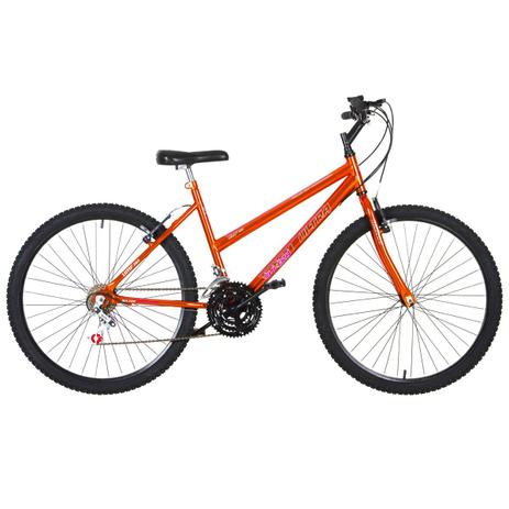 Bicicleta Feminina Ultra Bikes Chrome Line Aro 26 18 Marchas Laranja Menor preço em Bicicleta Feminina Ultra Bikes Chrome Line Aro 26 18 Marchas Laranja