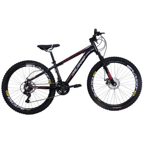 Menor preço em Bicicleta Freeride Aro 26 Alumínio Duplo Freio a Disco Jump Preta - Dalannio bike
