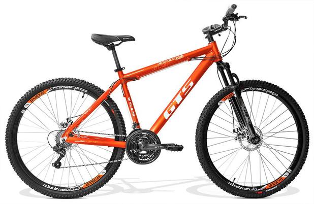 Bicicleta GTS M1 Expert 1.0 aro 29 Freio a Disco Câmbio Shimano 24 marchas - Laranja Menor preço em Bicicleta GTS M1 Expert 1.0 aro 29 Freio a Disco Câmbio Shimano 24 marchas - Laranja