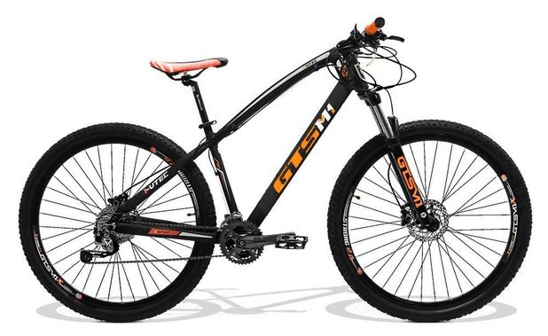 Bicicleta GTS M1 I-Vtec aro 29 Freio a Disco Hidráulico Shimano 27 marchas - Preto / Laranja Menor preço em Bicicleta GTS M1 I-Vtec aro 29 Freio a Disco Hidráulico Shimano 27 marchas - Preto / Laranja