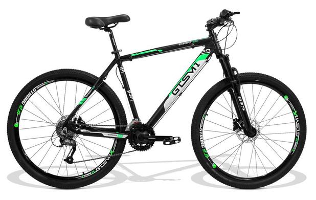 Menor preço em Bicicleta GTS M1 New Expert 2.0 aro 29 Freio a Disco Câmbio Shimano Altus 24 marchas - Preto