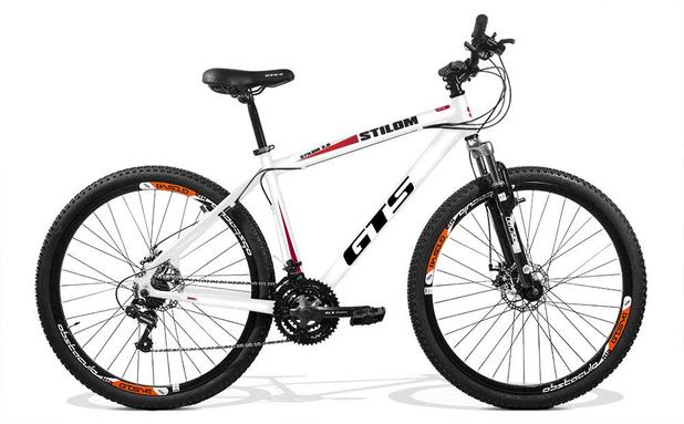 Bicicleta GTS M1 Stilom 2.0 aro 29 Freio a Disco Câmbio Shimano 24 marchas - Branco Menor preço em Bicicleta GTS M1 Stilom 2.0 aro 29 Freio a Disco Câmbio Shimano 24 marchas - Branco