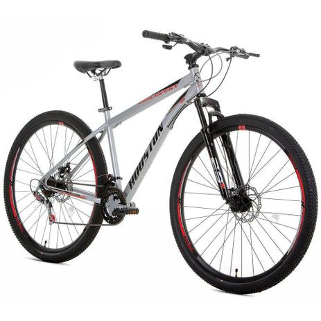 Bicicleta Houston Discovery 2.9 Aro-29 Prata 21 Marchas com Freio a Disco DSN291R Menor preço em Bicicleta Houston Discovery 2.9 Aro-29 Prata 21 Marchas com Freio a Disco DSN291R