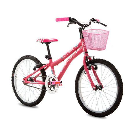 Bicicleta Houston Nina Aro 20 Feminina com Cesta