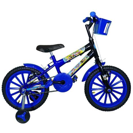 Bicicleta Infantil Aro 16 Azul Preta Kit Azul Promocional - Flexbikes é boa?