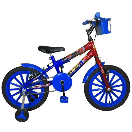 Bicicleta Infantil Aro 16 Azul Vermelho Kit Azul Promocional - Flexbikes é boa?