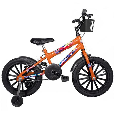 Bicicleta Infantil Aro 16 Laranja Kit Preto Promocional - Flexbikes é boa?