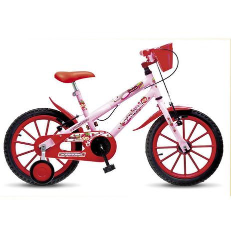 Bicicleta Infantil Aro 16 Moranguinho MTB Rosa Vermelho - Colli Bikes Menor preço em Bicicleta Infantil Aro 16 Moranguinho MTB Rosa Vermelho - Colli Bikes