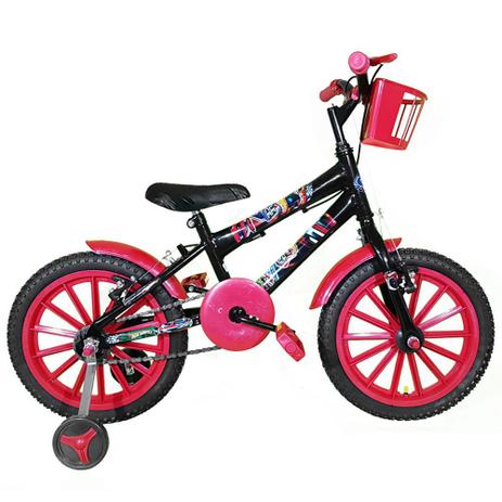 Bicicleta Infantil Aro 16 Preta Kit Vermelho Promocional - Flexbikes é boa?