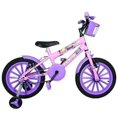 Bicicleta Infantil Aro 16 Rosa Bebê Kit Roxo Promocional - Flexbikes é boa?