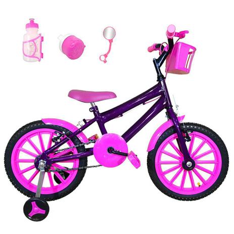 Bicicleta Infantil Aro 16 Roxa Kit Pink C/ Acessórios - Flexbikes é ruim? Bicicleta Infantil Aro 16 Roxa Kit Pink C/ Acessórios - Flexbikes é boa?