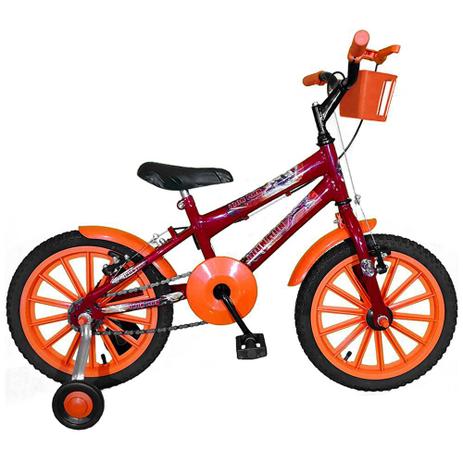 Bicicleta Infantil Aro 16 Vermelha Kit Laranja Promocional - Flexbikes é boa?