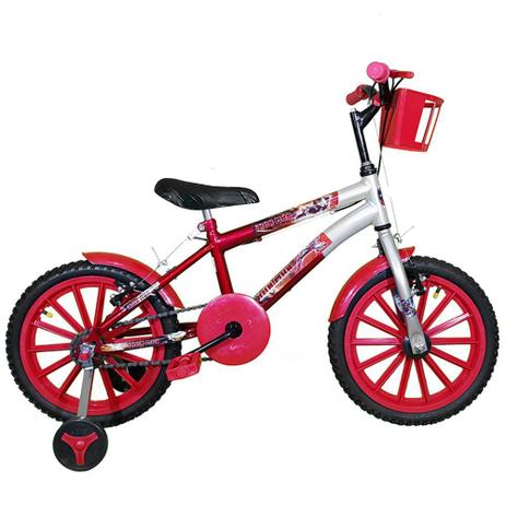 Bicicleta Infantil Aro 16 Vermelha Prata Kit Vermelho Promocional - Flexbikes é boa?