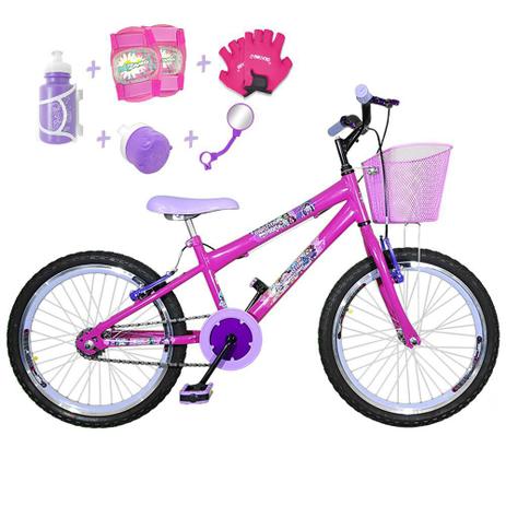 Bicicleta Infantil Aro 20 Pink Kit E Roda Aero Lilás C/ Acessórios E Kit Proteção - Flexbikes é boa?