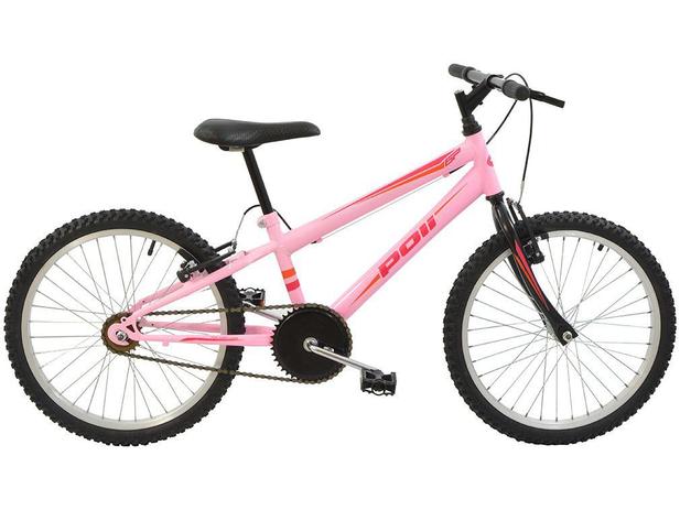 Bicicleta Infantil Aro 20 Polimet 7139 1 Marcha - Rosa Freio V-Brake é boa?