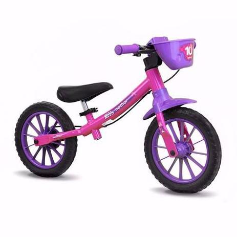 Bicicleta Infantil Balance Nathor Feminina Menor preço em Bicicleta Infantil Balance Nathor Feminina
