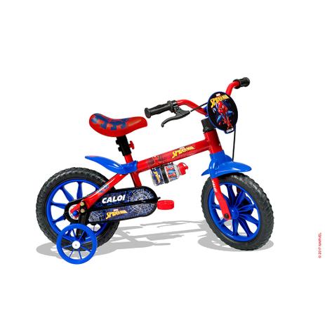 Bicicleta Infantil Caloi Spider Man Aro 12 - Vermelho Menor preço em Bicicleta Infantil Caloi Spider Man Aro 12 - Vermelho