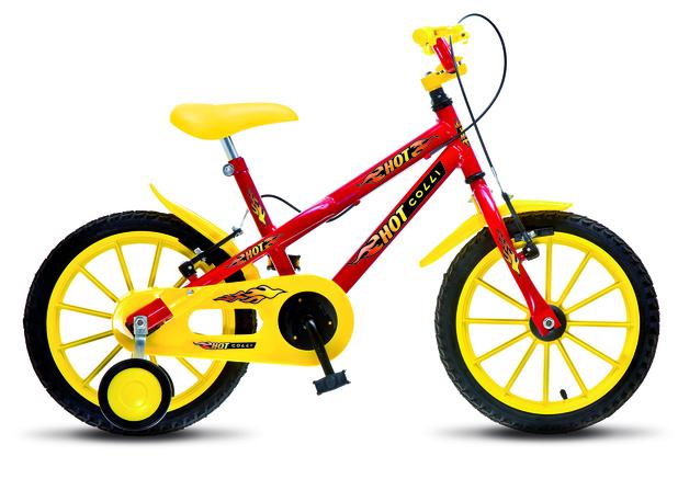 Bicicleta Infantil Colli Hot Aro 16 Masc  Vermelho / Amarelo - De decor é boa?