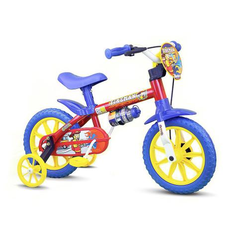Bicicleta Infantil Masculina Aro 12 Fire Man - Nathor Menor preço em Bicicleta Infantil Masculina Aro 12 Fire Man - Nathor