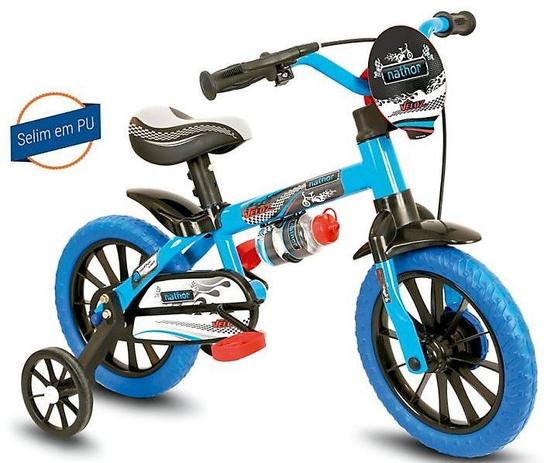 Bicicleta Infantil Nathor Aro 12 Menino De 3 A 5 Anos - Veloz
