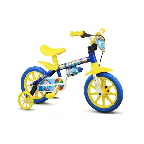 Bicicleta Infantil Nathor Shark Masculina Aro 12 Azul Menor preço em Bicicleta Infantil Nathor Shark Masculina Aro 12 Azul