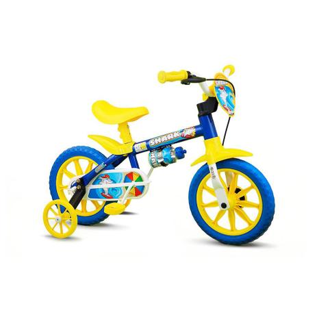 Bicicleta Infantil Shark Aro 12 Nathor Menor preço em Bicicleta Infantil Shark Aro 12 Nathor