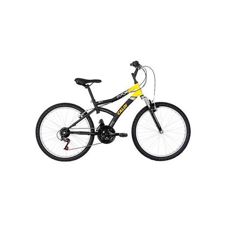 Bicicleta infanto juvenil caloi max front aro 24 21v - preta Menor preço em Bicicleta infanto juvenil caloi max front aro 24 21v - preta