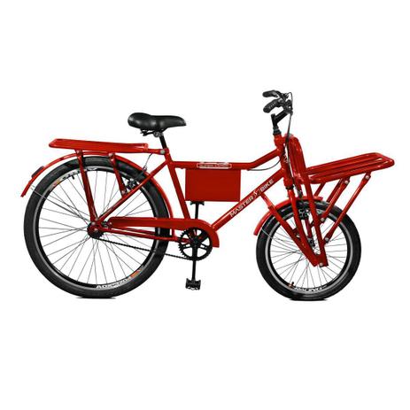 Bicicleta Master Bike Aro 26 Super Cargo Freio Manual A-36 Vermelho Menor preço em Bicicleta Master Bike Aro 26 Super Cargo Freio Manual A-36 Vermelho