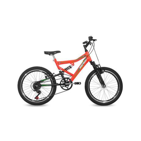 Bicicleta Mormaii Aro 20 Full Big Rider 6V C18 Menor preço em Bicicleta Mormaii Aro 20 Full Big Rider 6V C18