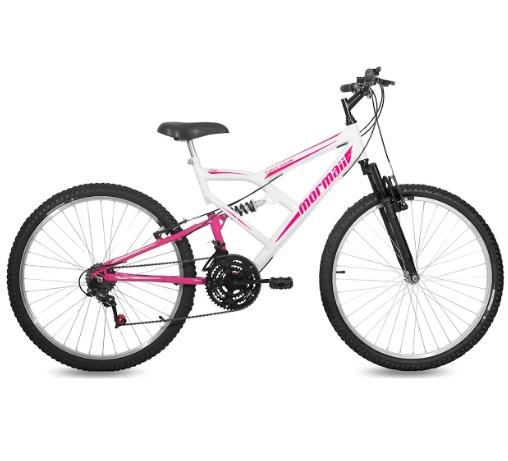 Bicicleta Mormaii Aro 26 FULLSION FEM 18V C18 39 047 Menor preço em Bicicleta Mormaii Aro 26 FULLSION FEM 18V C18 39 047