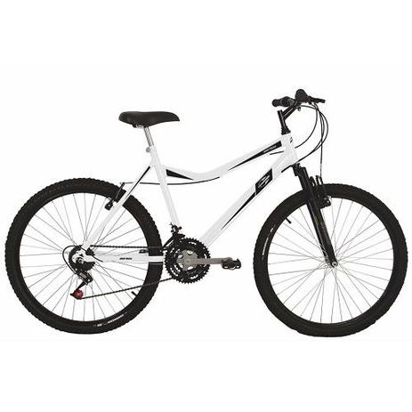 Bicicleta Mormaii Aro 26 Mountain Bike Jaws Suspensão 21V C16 Branca Menor preço em Bicicleta Mormaii Aro 26 Mountain Bike Jaws Suspensão 21V C16 Branca