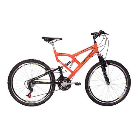 Bicicleta Mormaii Aro 26 Quadro 19 Full Suspension Aço Big Rider 21M - Mormaii bic Menor preço em Bicicleta Mormaii Aro 26 Quadro 19 Full Suspension Aço Big Rider 21M - Mormaii bic