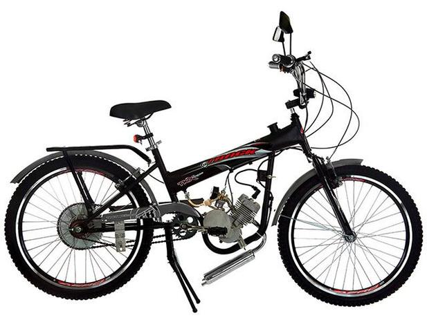 Bicicleta Motorizada Track & Bikes TkX POWER - Aro 24 49CC Lanterna Traseira e Dianteira