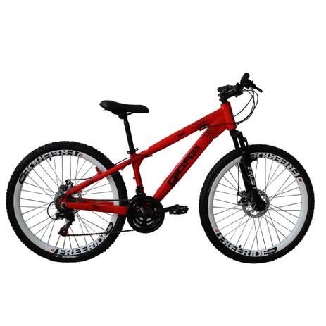 Bicicleta MTB Freeride Aro 26 21 V Verm. - Gios FRX Freeride Menor preço em Bicicleta MTB Freeride Aro 26 21 V Verm. - Gios FRX Freeride