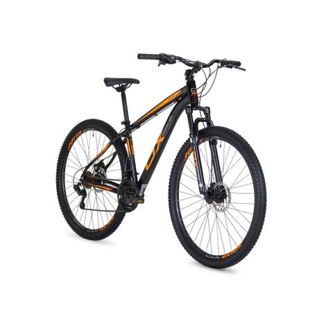 Bicicleta mtb oggi hard glide aro 29 freio a disco 2018 - preto e laranja Menor preço em Bicicleta mtb oggi hard glide aro 29 freio a disco 2018 - preto e laranja