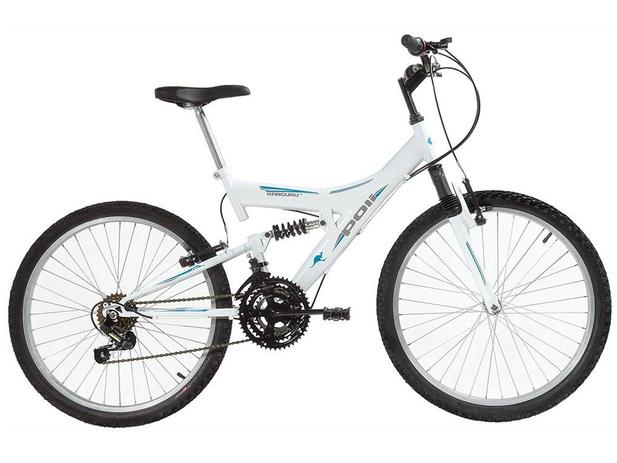 Bicicleta Polimet Kanguru Aro 24 18 Marchas - Freio V-Brake Menor preço em Bicicleta Polimet Kanguru Aro 24 18 Marchas - Freio V-Brake