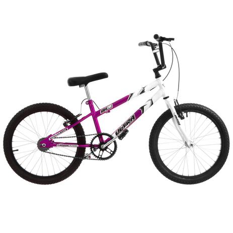 Bicicleta Rebaixada Lilás e Branca Aro 20 Pro Tork Ultra - Ultra bikes Menor preço em Bicicleta Rebaixada Lilás e Branca Aro 20 Pro Tork Ultra - Ultra bikes