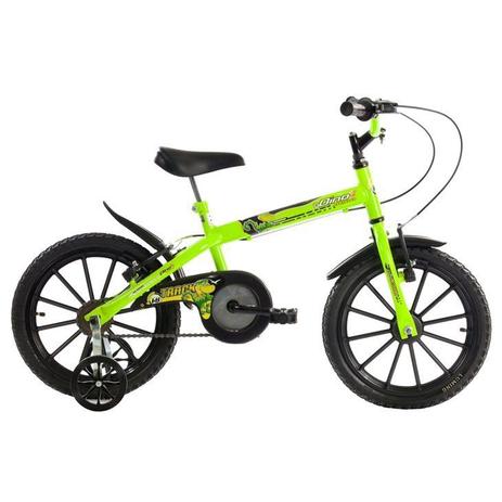 Bicicleta Track Bikes Dino, Aro 16, Neon Menor preço em Bicicleta Track Bikes Dino, Aro 16, Neon