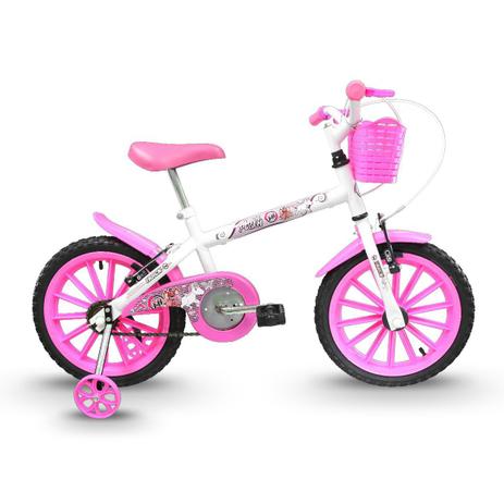 Bicicleta Track Bikes Pinky Infantil Aro 16 Menor preço em Bicicleta Track Bikes Pinky Infantil Aro 16