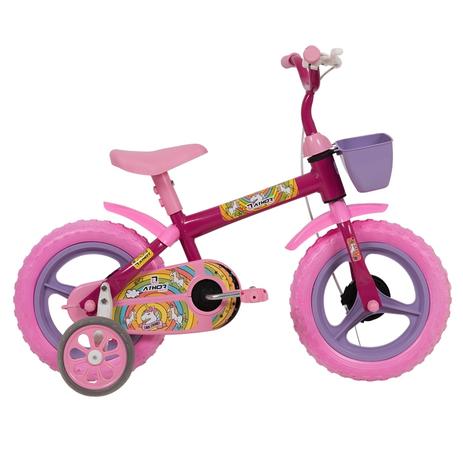 Bicicleta unicórnio aro 12 feminina athor - cd é boa?