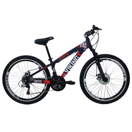 Bicicleta VikingX TUFF25 Aro 26 Freeride 21V Roxo/Laranja é boa?