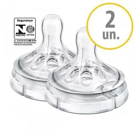 Bico Mamadeira Petala Avent Kit Com 2 Bpa Free N2 1m+ - Philips avent Menor preço em Bico Mamadeira Petala Avent Kit Com 2 Bpa Free N2 1m+ - Philips avent