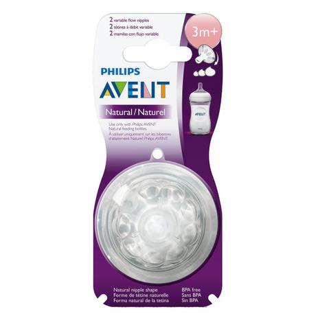 Bico Mamadeira Philips Avent Petala 3m+ 2unid Anti-Colica Menor preço em Bico Mamadeira Philips Avent Petala 3m+ 2unid Anti-Colica