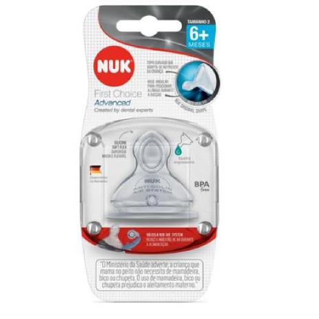 Bico nuk f.choice advanced s2 liq.engrossados silc Menor preço em Bico nuk f.choice advanced s2 liq.engrossados silc