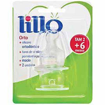 Menor preço em Bico para Mamadeira Orto 6 meses Lillo