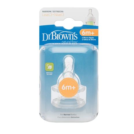 Bico Silicone Fase 3 Mamadeira Options Boca Tradicional Dr Browns - 2 unidades Menor preço em Bico Silicone Fase 3 Mamadeira Options Boca Tradicional Dr Browns - 2 unidades