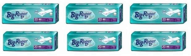 Big Roger Absorvente Geriátrico C/20 (Kit C/06) Menor preço em Big Roger Absorvente Geriátrico C/20 (Kit C/06)