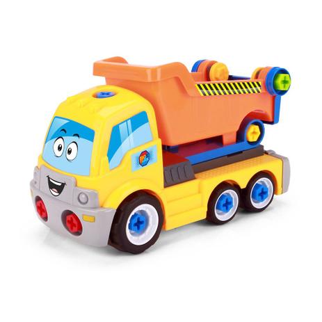 Big X Truck Basculante Amarelo Homeplay Menor preço em Big X Truck Basculante Amarelo Homeplay